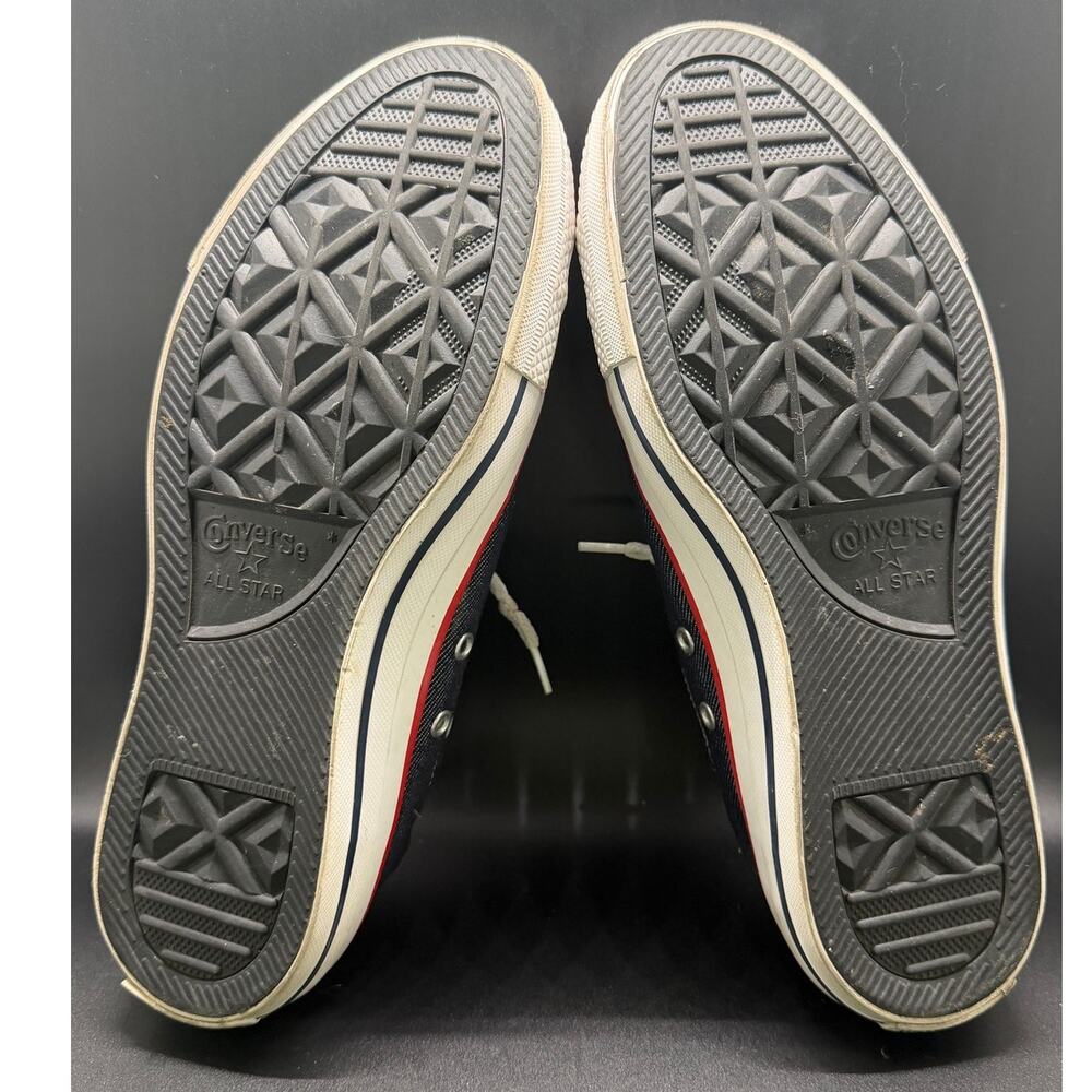 Custom Converse Chuck Taylor All Star Shoreline slip-on sneakers in navy Size 10 - Picture 5 of 7